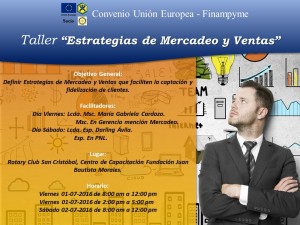 Taller rotary ESTRATEGIAS DE MERCADEO Y VENTAS